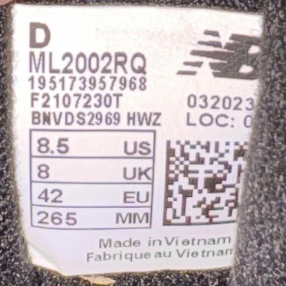 New Balance2002R Atlas Lemon Haze Sneakers White ML2002RQ Mens Size 8.5 - Picture 7 of 8